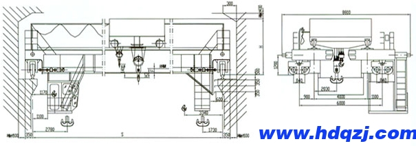 QD型75/20噸電動(dòng)雙梁橋式起重機(jī)