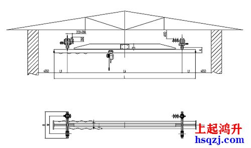 單梁懸掛起重機結(jié)構(gòu)圖及安裝示意圖
