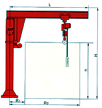 定柱式旋臂起重機(jī)